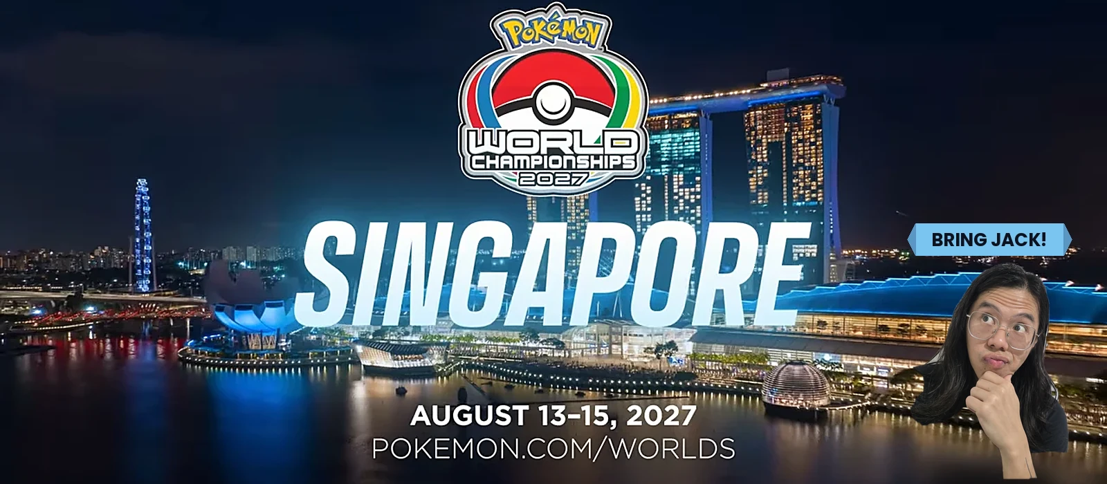 Pok&eacute;mon World Championships 2027 Singapore announcement