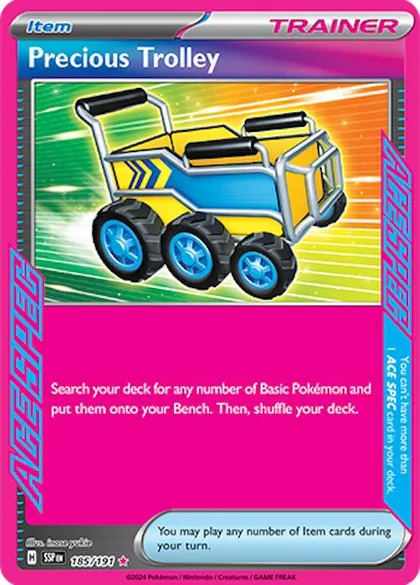 Precious Trolley, an ACE SPEC Item card