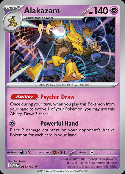 Alakazam Pokémon card