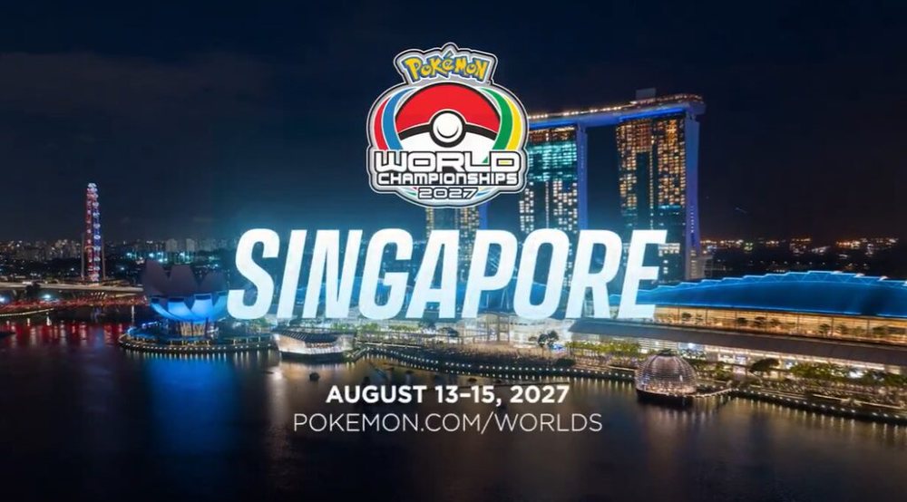 Pok&eacute;mon World Championships 2027 Singapore announcement